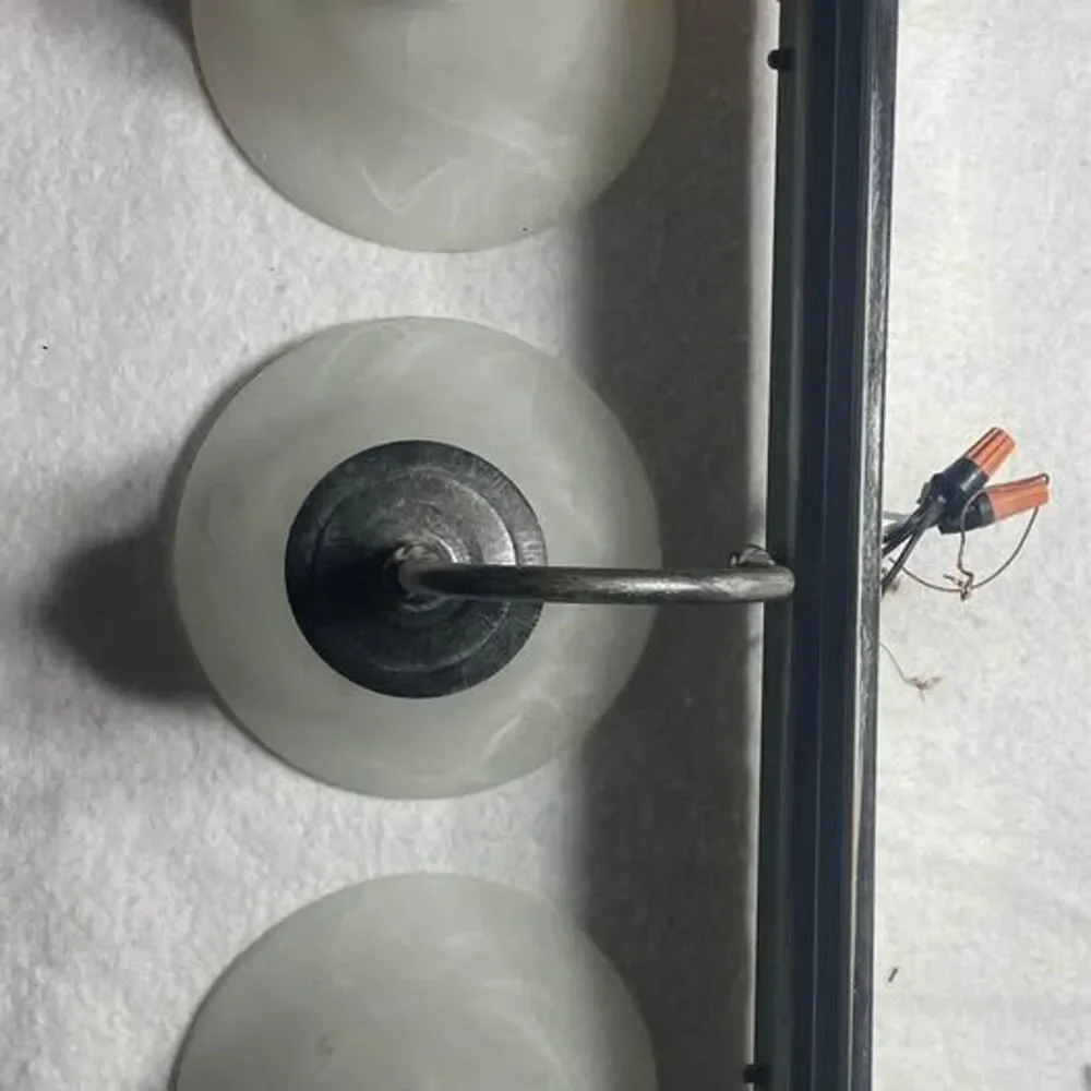 Color: Antique Black 3 Bulb Vanity Light for Bathroom - 3 Available $20 Each
